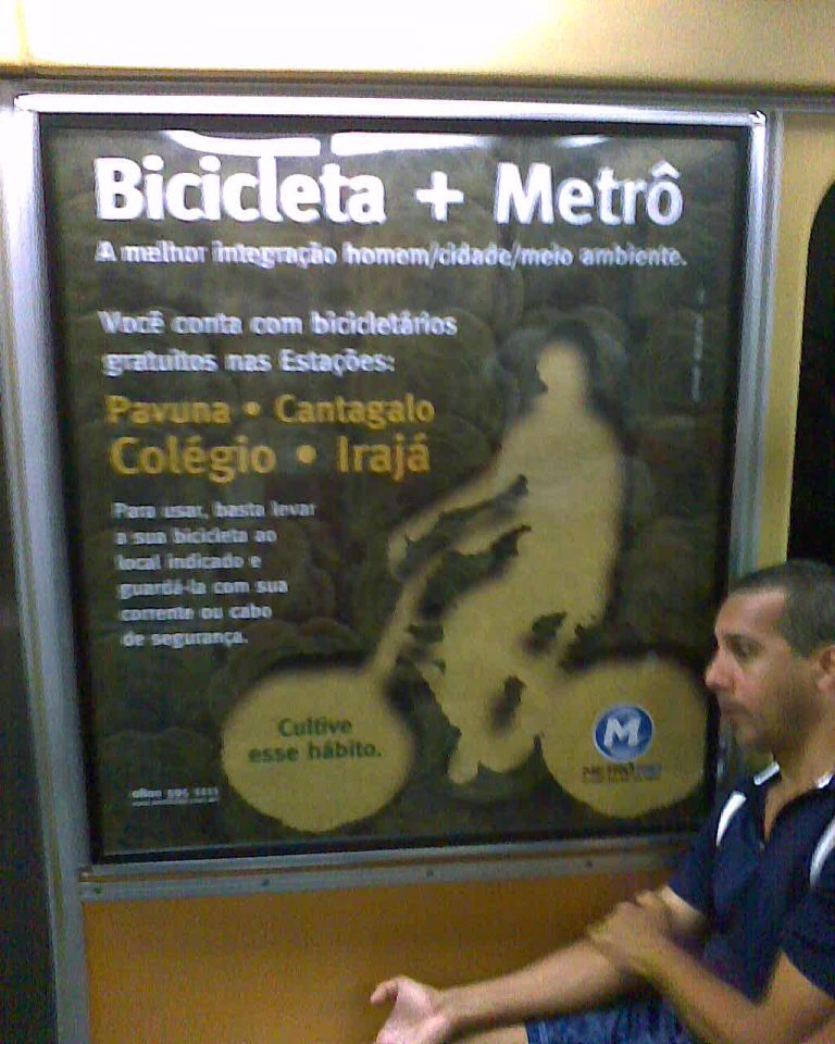 Bici Clique: sinal verde para bicicletas no metrô do Rio
