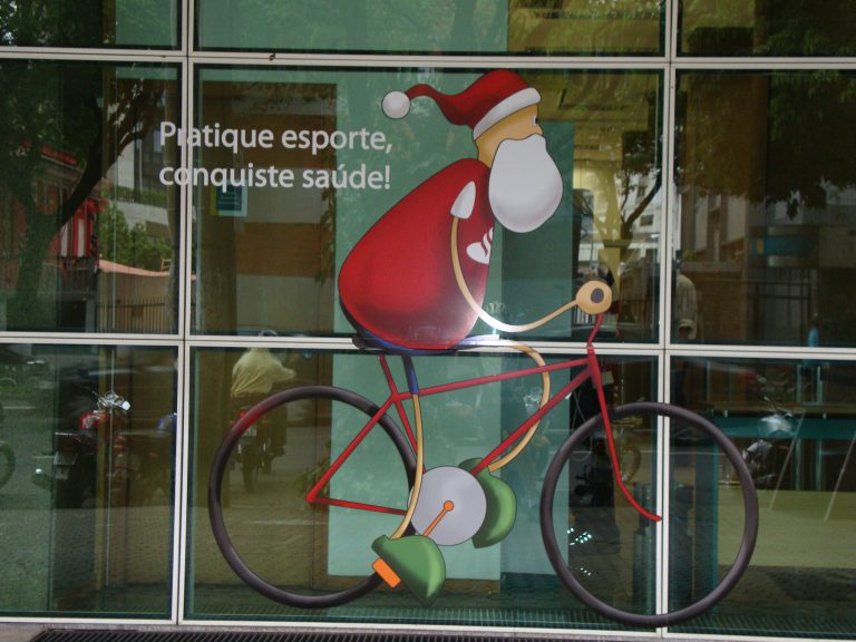 Bici Clique: Papai Noel de bicicleta