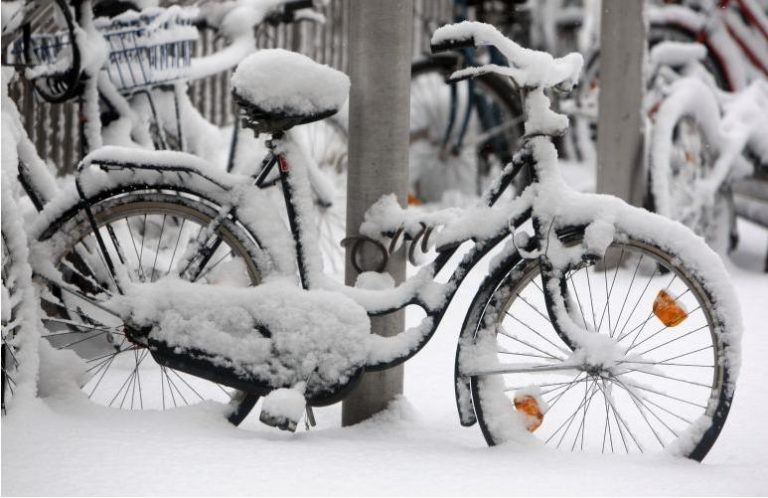Bicicleta congelada