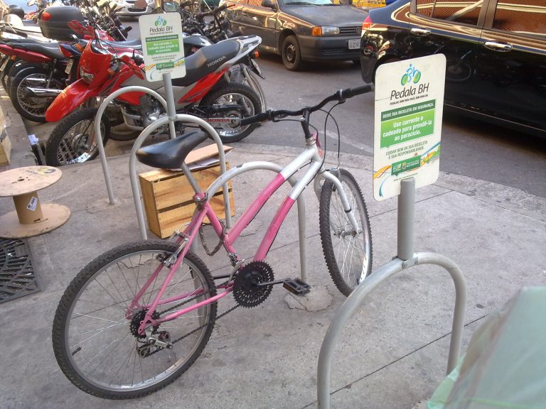 Bicicletário no Mercado Central