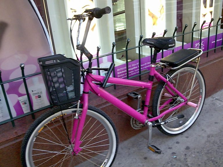 Bici Clique: bicicleta cor de rosa