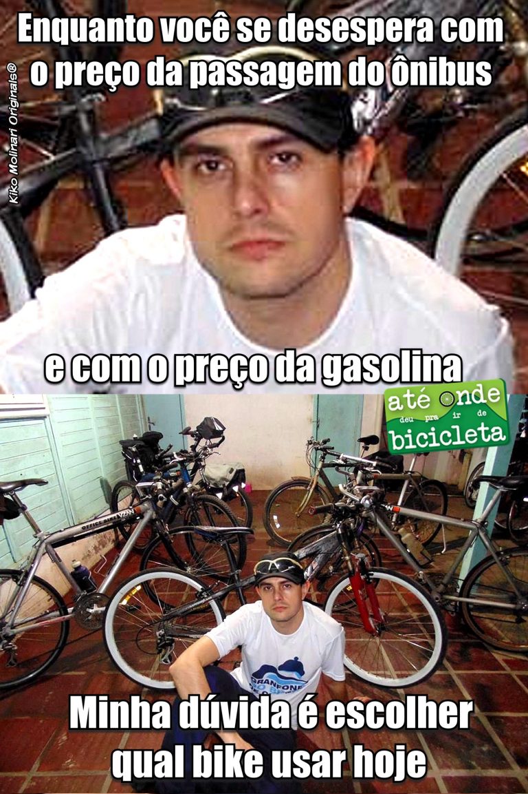 [Bike Memes] “Crise? Não pra mim!”