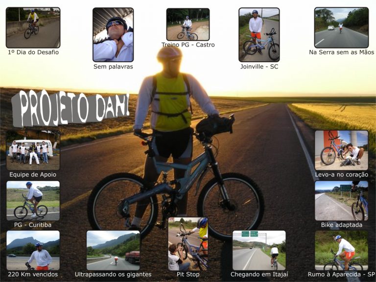 O ciclista sem mãos