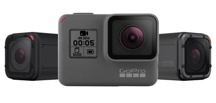 câmeras de ação GoPro Hero 5