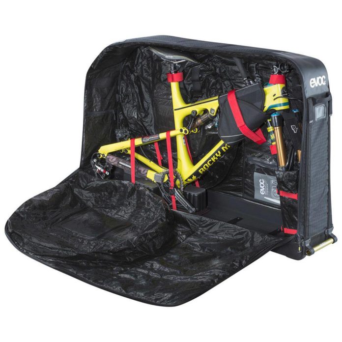 Mala Bike Travel Pro Evoc aberto