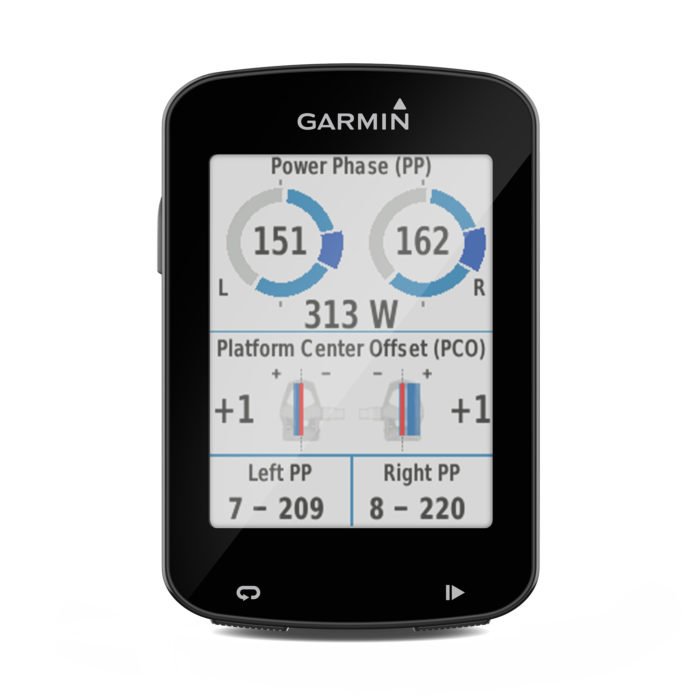 garmin vector tela Potência no ciclismo