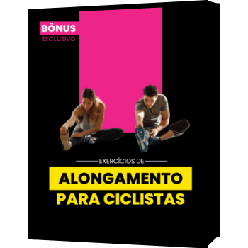 Alongamentos para ciclistas mockup